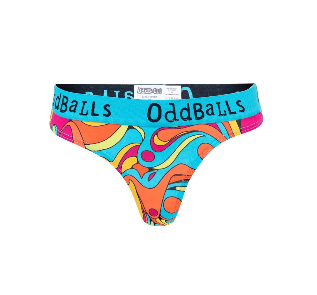 OddBalls Teen Girls Thongs Fruit Salad - Teen Girls Thong