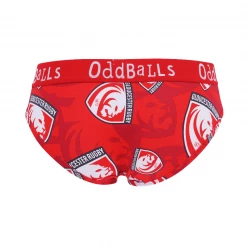 OddBalls Gloucester - Red - Teen Girls Briefs