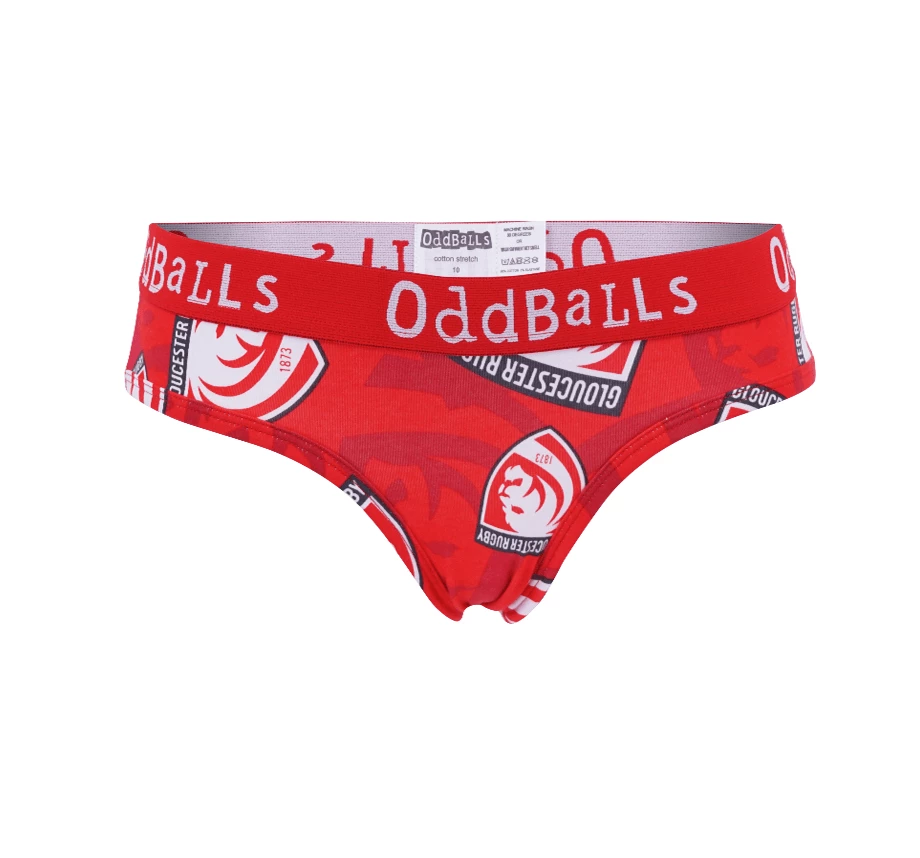 OddBalls Gloucester - Red - Teen Girls Briefs