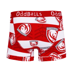 OddBalls Gloucester Rugby - Hoops - Mens Boxer Shorts