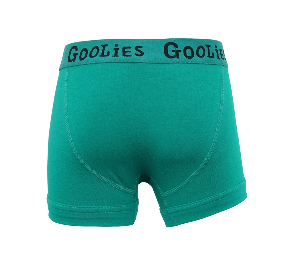OddBalls Green & Black - Kids Boxer Shorts - Goolies