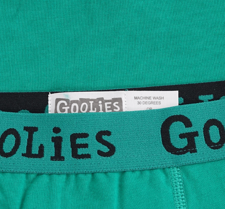 OddBalls Green & Black - Kids Boxer Shorts - Goolies