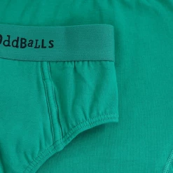 OddBalls Green & Black - Teen Boys Briefs
