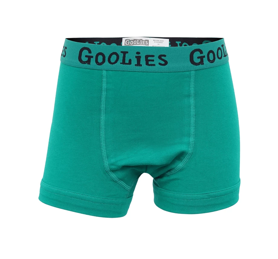 OddBalls Green & Black - Kids Boxer Shorts - Goolies