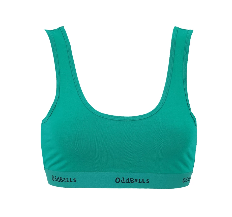 OddBalls Teen Girls Bralettes Green & Black - Teen Girls Bralette