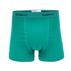 OddBalls Green & Black - Teen Boys Boxer Shorts