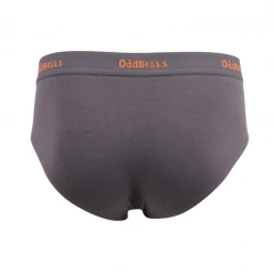 OddBalls Grey & Orange - Teen Boys Briefs
