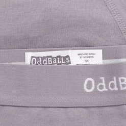 OddBalls Grey & White - Teen Boys Briefs