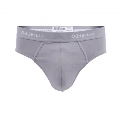 OddBalls Grey & White - Teen Boys Briefs