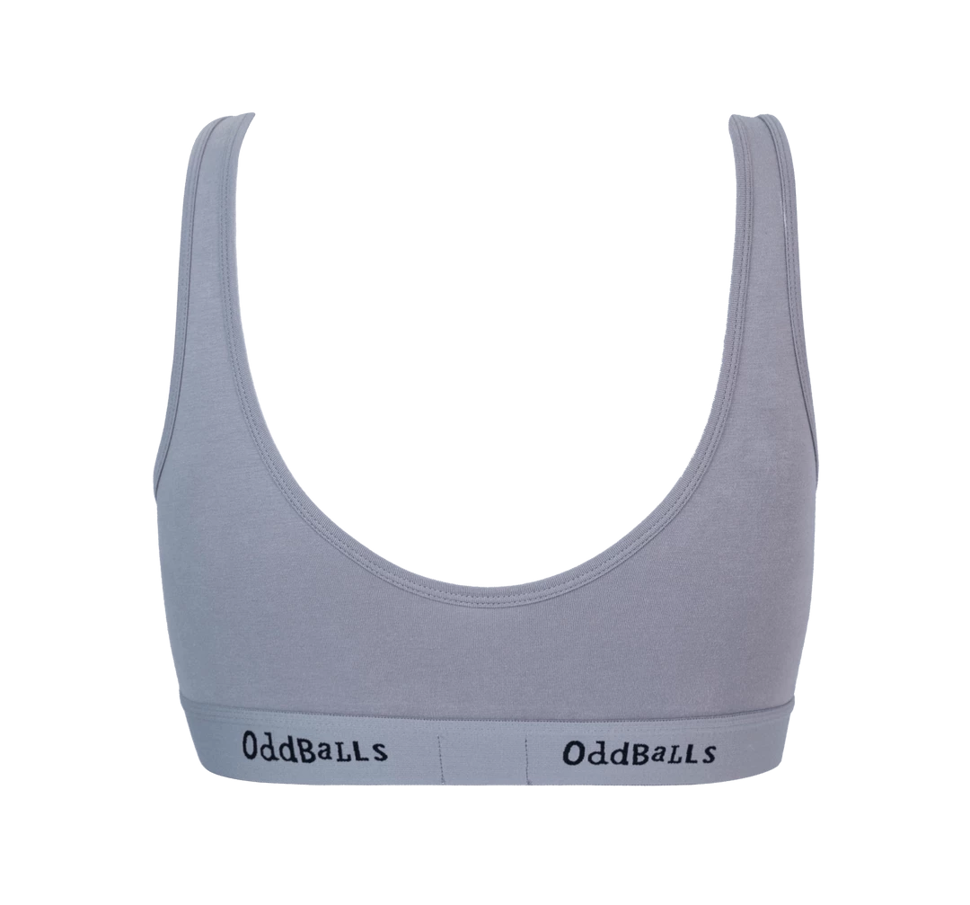 OddBalls Grey & Black - Ladies Bralette Bralettes