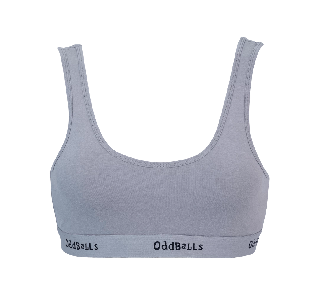 OddBalls Grey & Black - Ladies Bralette Bralettes