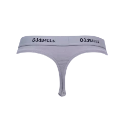 OddBalls Teen Girls Thongs Grey & Black - Teen Girls Thong