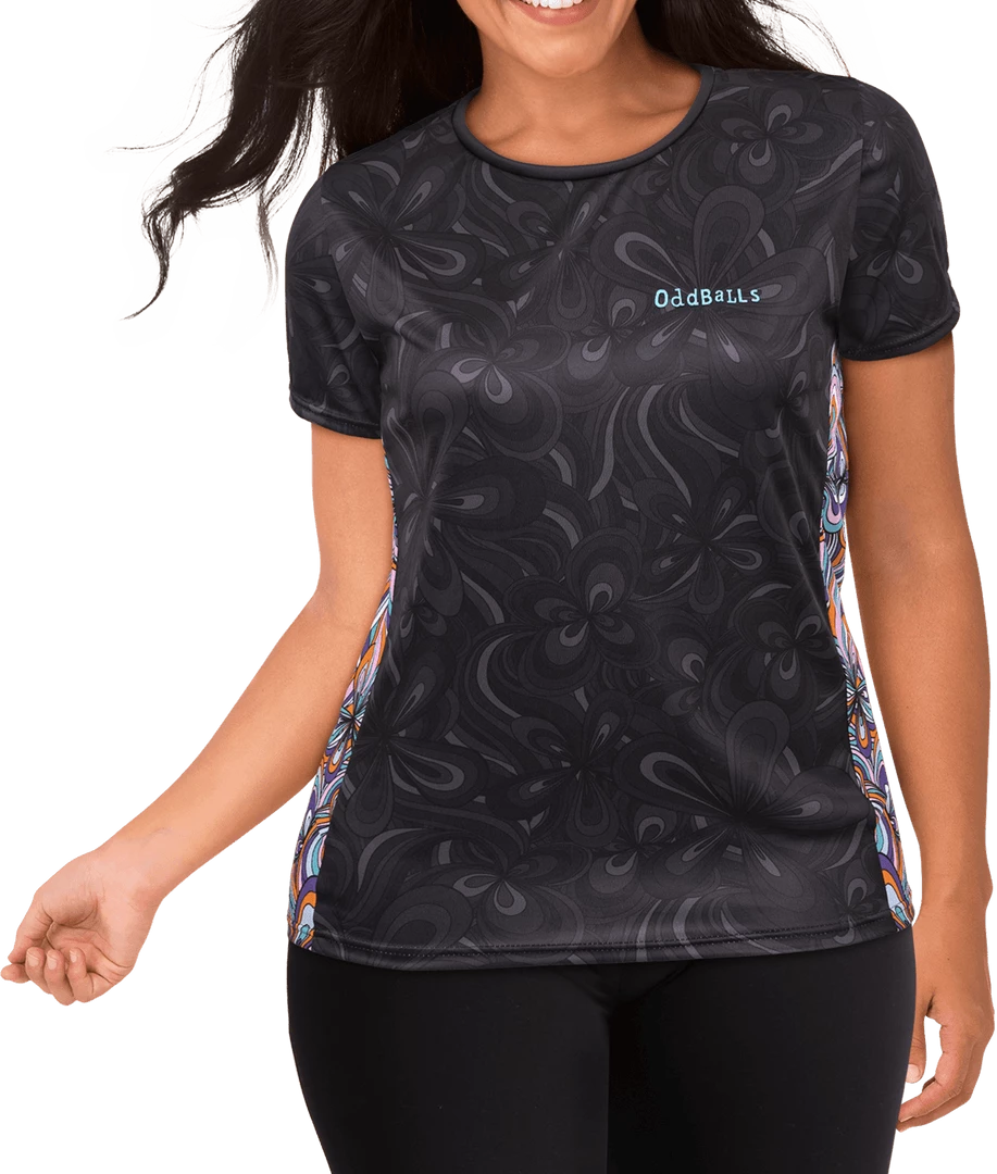 OddBalls Groovy - Tech Fit - Womens Training T-Shirt
