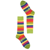OddBalls Green Stripes - Socks