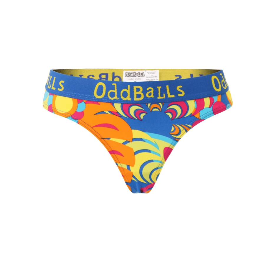 OddBalls Hippy Jungle - Teen Girls Thong Teen Girls Thongs