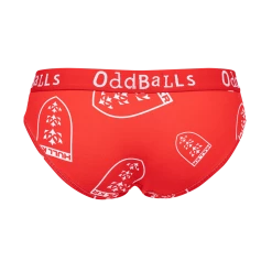 OddBalls Hull KR - Red - Teen Girls Briefs