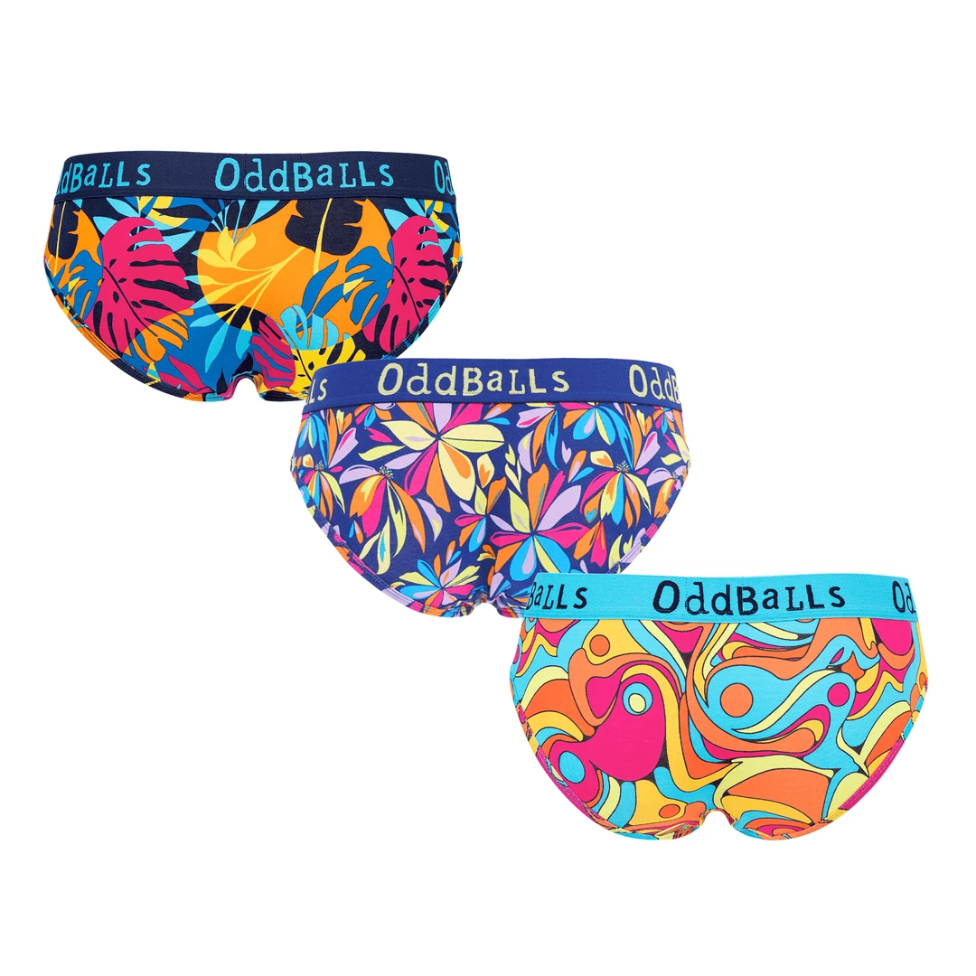 OddBalls Holiday Bundle - Ladies Briefs 3 Pack Bundle