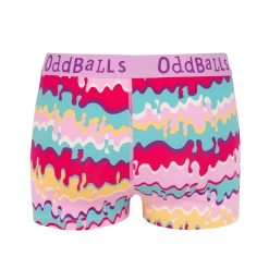 OddBalls Teen Girls Boxer Shorts Knickerbocker Glory - Teen Girls Boxers