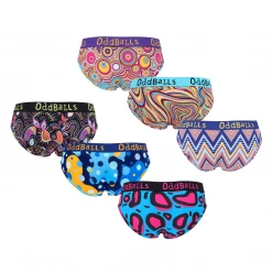 OddBalls Decorative Bundle - Ladies Briefs 6 Pack Bundle