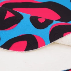 OddBalls Lazy Leopard - Luxury Sherpa Fleece Blanket