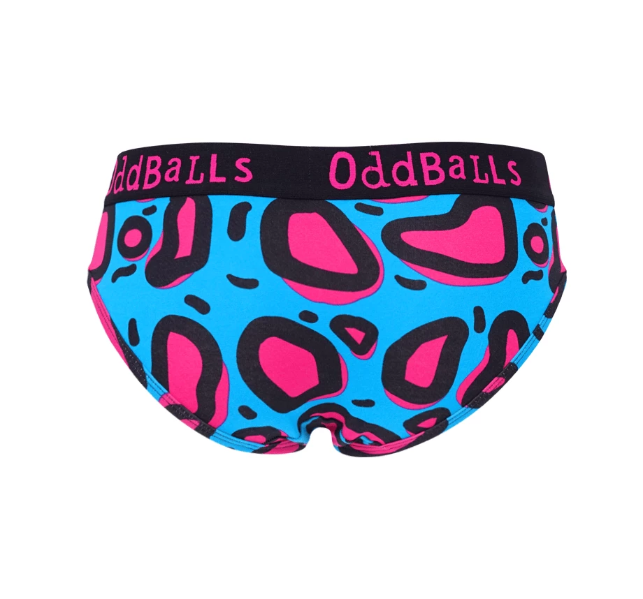 OddBalls Lazy Leopard - Ladies Briefs