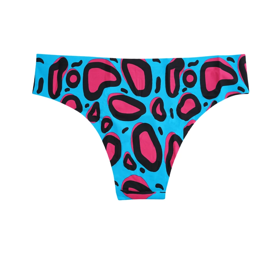 OddBalls Lazy Leopard - Seamless Brazilian Briefs