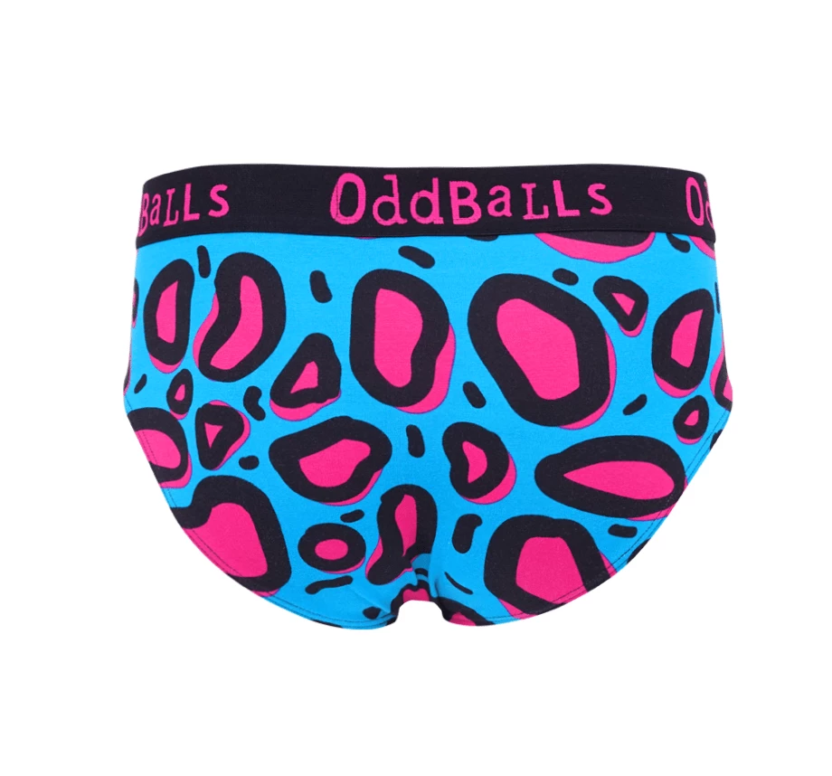 OddBalls Lazy Leopard - Teen Boys Briefs