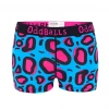 OddBalls Lazy Leopard - Teen Girls Boxers Teen Girls Boxer Shorts