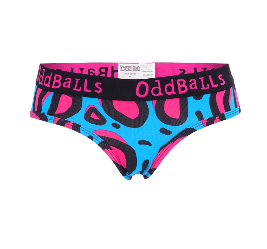 OddBalls Lazy Leopard - Ladies Briefs