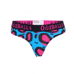 OddBalls Lazy Leopard - Teen Girls Thongs