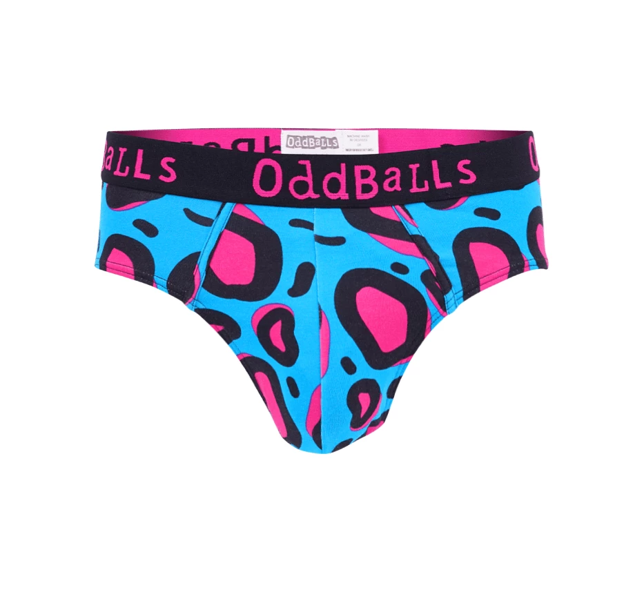 OddBalls Lazy Leopard - Teen Boys Briefs