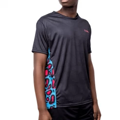 OddBalls Lazy Leopard - Tech Fit - Mens Training T-Shirt Sportswear