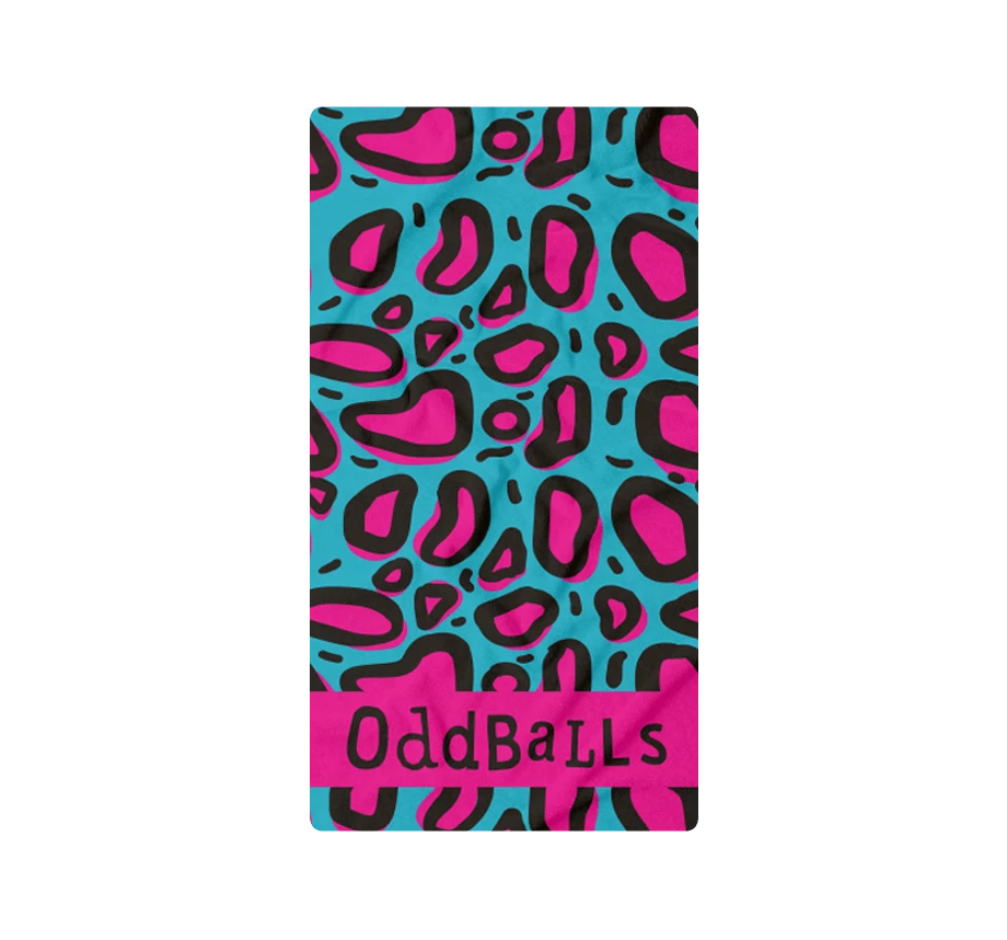 OddBalls Summer Shop Lazy Leopard - Towel