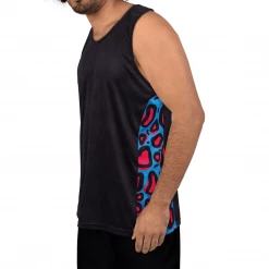 OddBalls Lazy Leopard - Tech Fit - Running Vest Sportswear