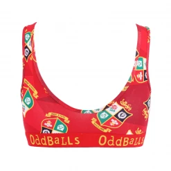 OddBalls Bralettes British & Irish Lions - Red - Ladies Bralette