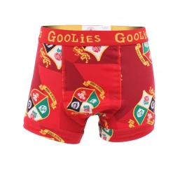 OddBalls Boys Boxer Shorts (Kids) British & Irish Lions - Red - Kids Boxer Shorts - Goolies