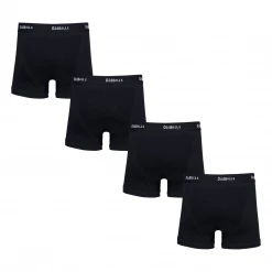 OddBalls Classical Black Bundle - Mens Boxer Shorts 4 Pack Bundle