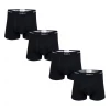 OddBalls Classical Black Bundle - Mens Boxer Shorts 4 Pack Bundle