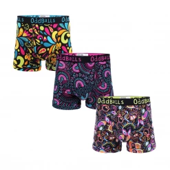 OddBalls Doodle Bundle - Mens Boxer Shorts 3 Pack Bundle