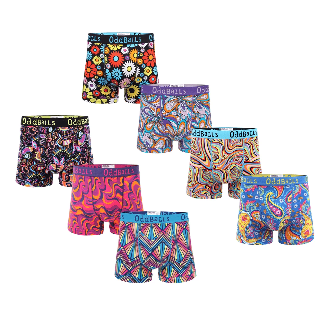 OddBalls Summer Sale | Surf Bundle - Mens Boxer Shorts 7 Pack Bundle