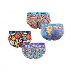 OddBalls Summer Sale | Sunshine Bundle - Mens Briefs 4 Pack Bundle