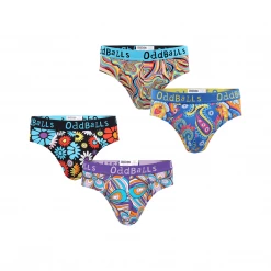 OddBalls Summer Sale | Sunshine Bundle - Mens Briefs 4 Pack Bundle