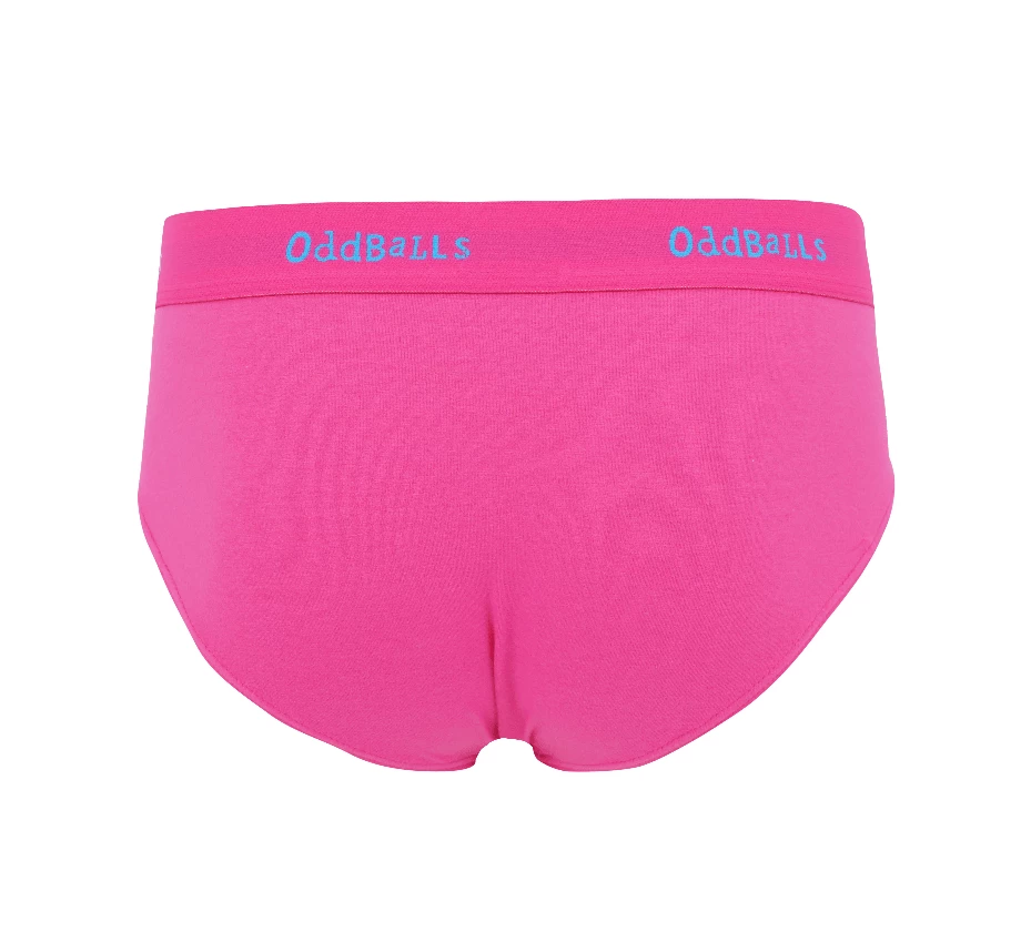 OddBalls Magenta & Cyan - Teen Boys Briefs