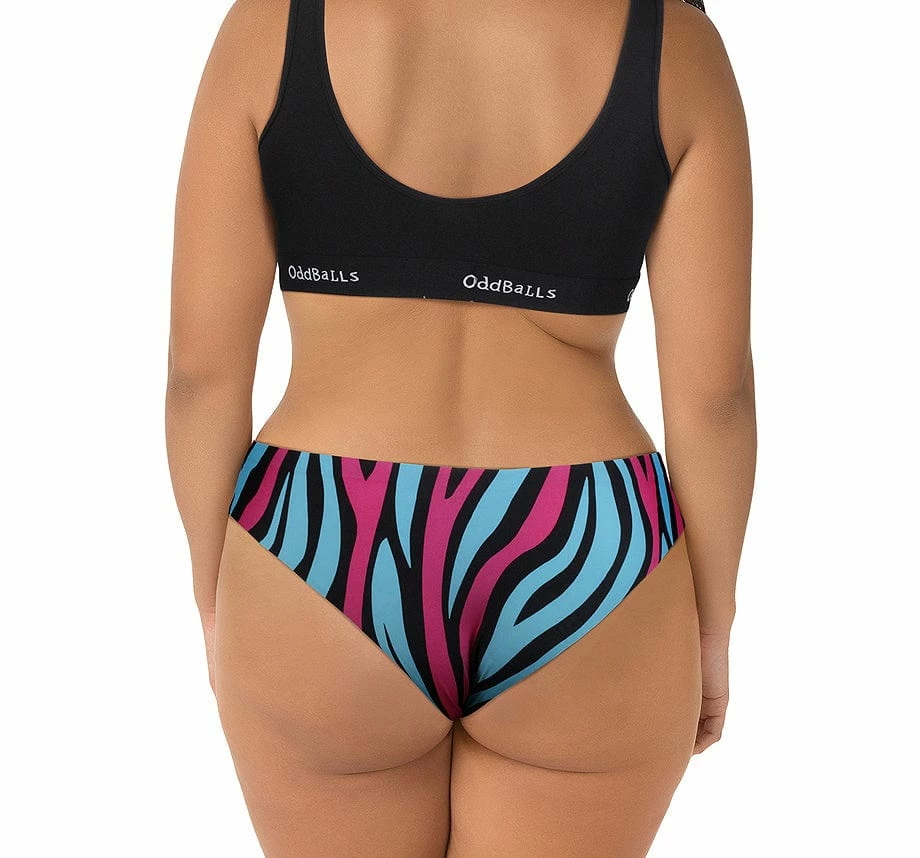 OddBalls Zebra - Seamless Brazilian Briefs