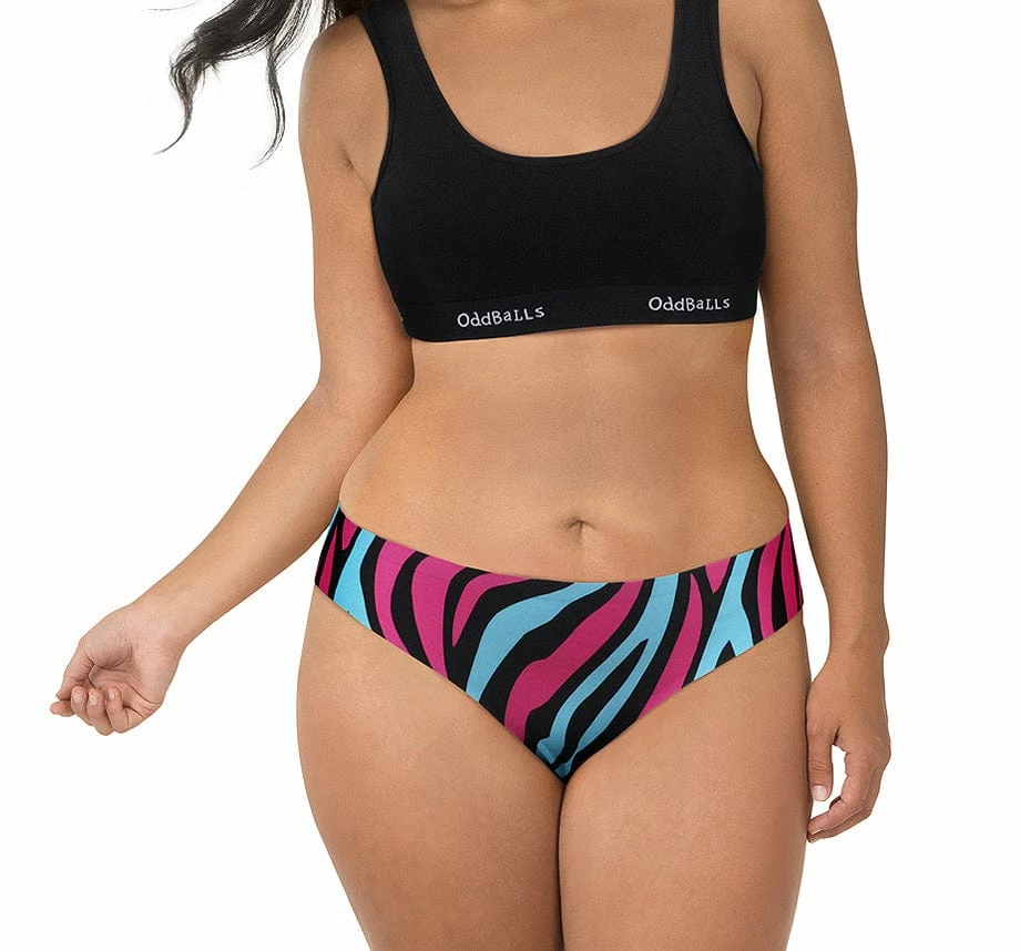 OddBalls Zebra - Seamless Brazilian Briefs