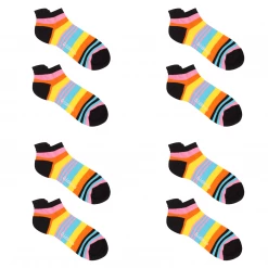 OddBalls Marble Hoops - 4 Pack Ankle Sock Bundle Ankle & Trainer Socks