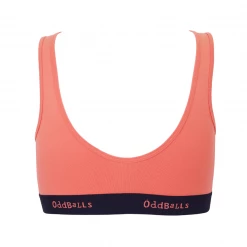 OddBalls Teen Girls Bralettes Navy & Coral - Teen Girls Bralette