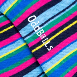OddBalls Navy Lines - Socks