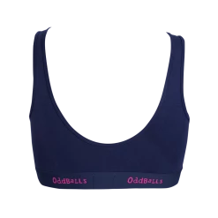 OddBalls Teen Girls Bralettes Navy And Magenta - Teen Girls Bralette