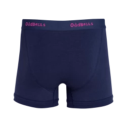 OddBalls Navy & Magenta - Teen Boys Boxer Shorts